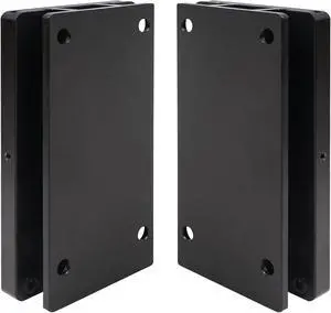 Sound Town 2-Pack Universal Speaker Wall Mount Brackets, 4.25" x 2" Mounting Template, Black (CWB-1-PAIR)