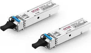Tongyu SFP LC Module 1000Base 1310nm/1550nm 20km Single LC Transceiver for Cisco, Ubiquiti UF-SM-1G, Netgear, Mikrotik, Other Open Switches