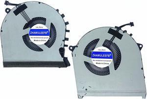 ZHAWULEEFB New Laptop CPU+GPU Cooling Fan for HP OMEN GTX1660 17-CB 17-CB0063TX 1005TX 17-CB0030NR 17-CB0070NR 0092NR 17T-CB0000 TPN-C144 MG75091V1-1C010-S9A MG75091V1-1C020-S9A(Fan Thickness 1CM)