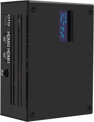 Geekworm KVM-A3 Kit for Raspberry Pi 4 Open Source KVM Over IP Support PiKVM V3 Platform Only (Unassembled and Not Include Raspberry Pi 4)
