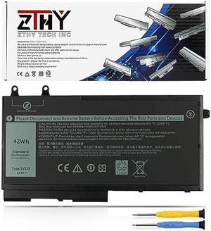 ZTHY 1V1XF Laptop Battery Replacement for Dell Latitude 5400 5410 5500 5510 Precision 3540 3550 Inspiron 7590 7591 7791 2-in-1 Series 01V1XF XV8CJ R8D7N 4GVMP 11.4V 42Wh/3500mAh 3-Cell