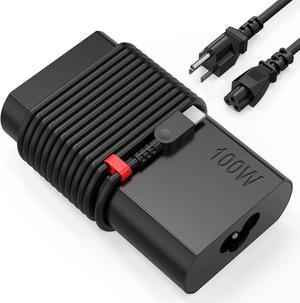 New Slim 100W USB C Charger for Lenovo ldeapad 5 Pro 16, ThinkBook 15 16 ThinkPad X13 Yoga Pro14s,T14p Gen1,T14s,NEO 14 Fast Charging Type C Travel Laptop Power Adapter