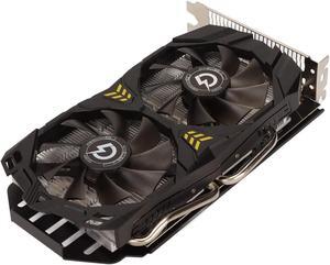 RX580 Graphics Card, 8G GDDR5 Computer Graphics Card with Dual Fans 1244/14000MHz 8GB/256bit/GDDR5, Desktop Computer Game Discrete Graphics Card Support HDMI/3 DP for Computer(RX580 8GB 3xDP)