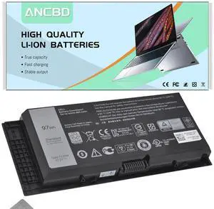New Laptop FV993 FJJ4W Battery for Dell Precision M4600 M4700 M4800 M6600 M6700 M6800 Series Battery Fits Type KJ321 R7PND RY6WH 7DWMT JHYP2 K4RDX PG6RC 0TN1K5 T3NT1 V7M28 H1MNH N71FM 11.1V/97Wh