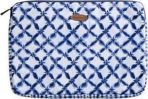 Maison d'Hermine Laptop Sleeve upto 13.5 inch Stain and water repellent Cotton canvas - shibori