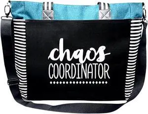 Brooke & Jess Designs Chaos Coordinator Laptop Bag for Work, Travel - Gift Ideas for Female Bosses, Thank You Office Appreciation Gift