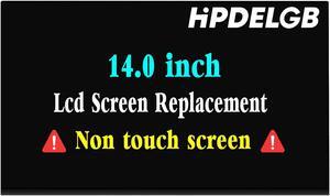 HPDELGB Replacement for Dell Latitude 5400 5410 5420 5430 5440 New LCD Screen FHD 14.0 inch 30PIN 1920x1080 IPS (Non-Touch Screen)