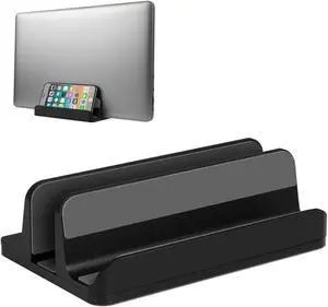 JARLINK 2 Pack Vertical Laptop Stands Bundle, Desktop Stand Adjustable Laptop Holder (up to 17.3 inches) Compatible with MacBook Pro/Air, Microsoft Surface, Lenovo