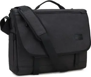 RAVUO Messenger Bag For Men, Water Resistant Lightweight Crossbody Shoulder Bag Fits 15.6 Inch Laptop College Satchel for Work