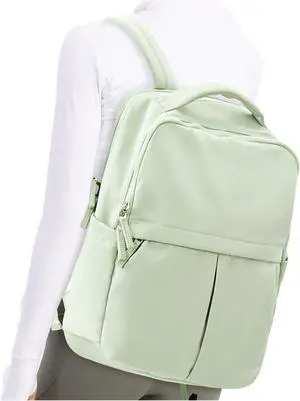 suratio Laptop Backpack for Women Large Travel Backpack for Men Gym Work Teacher Backpack with Laptop Compartment Casual Daypack Backpacks Green