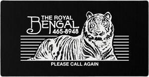 DURAGLYDE The Mousepad Company Original The Royal Bengal Black by OZGMX Large Size Gaming Mousepad Full Desk (Large (36"x17")