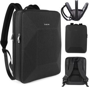 Smatree 17-18 inch Hard Travel Man Tech Backpack for MSI Stealth 18 AI Studio/Titan 18 HX/Katana A17 AI,Lenovo Legion 5i,HP Envy 17/OMEN 17,ROG Strix G17/Scar 17 Double Laptop Waterproof Daypack