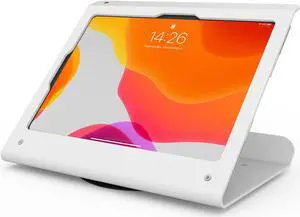 Beelta Tablet POS Stand - Heavy Duty Steel Kiosk Stand with 360° Swivel Base Anti-Theft Compatible with 10.9" iPad 10th, Pro 11" 1 2 3 4, Air 4 5, Air 11", iPad 11"(A16) - BSC102WA