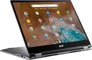 Acer - Chromebook Spin 713 2-in-1 13.5" 2K VertiView 3:2 Touch - Intel i5-10210U - 8GB Memory - 128GB SSD - Steel Gray