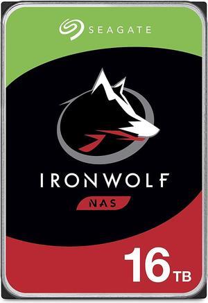Seagate IronWolf 16TB NAS Internal Hard Drive HDD - CMR 3.5 Inch SATA 6GB/S 7200 RPM 256MB Cache for Raid Network Attached Storage, with Rescue Service (ST16000VN001)