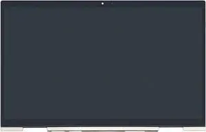 LCDOLED Replacement for HP Envy x360 13-bd0063dx 13m-bd0023dx M15282-001 M15283-001 13.3 inches FHD 1080P IPS LCD Display Touch Screen Digitizer Assembly Bezel with Control Board 30Pin (Pale Gold)