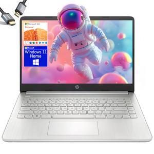 HP 14 Inch Laptops - School Student Laptop - Microsoft Office 365 - Windows 11 - Quad-core Intel Pentium N5030 - USB C - Fast Charge - Thin & Light - w/HDMI Cable (16GB RAM |512GB PCIE SSD)