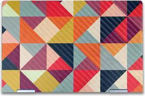 Carbon Fiber Laptop Skin Compatible with HP Envy x360 14 (2023) - Bright and Happy - Premium 3M Vinyl Protective Wrap Decal Cover - Easy to Apply | Crafted in The USA by MightySkins