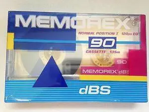 Memorex dBS 90 Audio Tapes Cassette 5/Pack