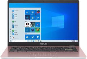 Asus E410 Intel Celeron N4020 4GB 64GB 14-Inch HD LED Win 10 Laptop (Rose Gold)