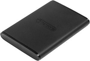 Transcend 250GB ESD270C, External Solild State Drive, Portable SSD, One Touch to Back up, One-Time Password to Unlock, Type-A and Type-C Cables Included - TS250GESD270C