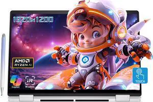 HP Envy 2024 14" AI 2-in-1 Slim Laptop, WUXGA Touchscreen, AMD Ryzen 5 8640HS (Beats i7 1355U), LPDDR5 6400MHz, Wi-Fi 6E, BT 5.3, Backlit KB, Win 11 W/Stylus Pen (16GB RAM | 512GB SSD)