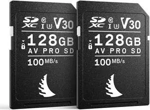 Angelbird - Match Pack for Nikon - AV PRO SD V30-128 GB - SDXC UHS-I Memory Cards - up to 6K - for Everyday Photo and Video Shooting