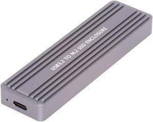 chenyang USB 3.2 to M.2 NVME/SATA SSD Enclosure Reader,USB 3.2 Gen 2x2 20Gbps 2230/2242/2280mm Enclosure Adapter with RTL9220 chipset