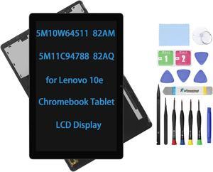 5M10W64511 5M11C94788 10.1" Touch Screen Replacement for Lenovo 10e Chromebook Tablet 82AM 82AQ LCD Display Digitizer Assembly
