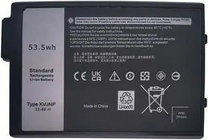 NBULBL XVJNP Battery Replacement for Dell Latitude 5430 7330 Rugged Extreme P148G P148G001 P149G P149G001 Series 6JRCP 06JRCP M0TN3 0M0TN3 KD1CT 451-BCWQ 11.4V 53.5Wh