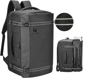 HIGH FIT Travel Backpack 40L, TSA Friendly Airline Flight Approved Carry On Laptop Backpacks Lightweight Business Knapsack,Large Capacity Rucksack,Weekender Bag Daypack,Fits 17.3 Inch Laptop