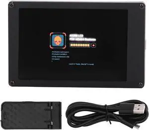 Hitoxi 3.5 inch IPS USB Mini Screen, USB IPS LCD Screen Display Monitor HDMI Screen Display Subscreen for, USB AIDA64