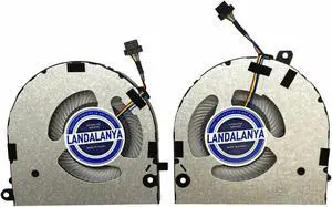Landalanya Replacement New CPU and GPU Cooling Fan for Lenovo V730 V730-15IKB Laptop NS75C24-17F13 NS75C23-17F12 DC5V Fan