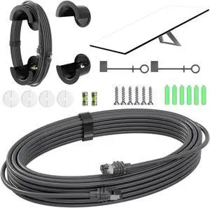 LuxiSync Starlink Gen 3 Cable, 150FT/46M Starlink V3 Standard Replacement Cable for Starlink Rectangular Satellite Starlink Cable Extension for Starlink Internet Kit Satellite -Waterproof