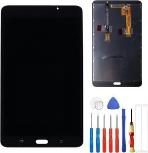 Melphyreal Black LCD Touch Screen Display Assembly Digitizer Compatible with Galaxy Tab A 7.0 2016 WiFi SM-T280 LCD(Not for 3G Version & T285 & No Earpiece Hole) + Tools