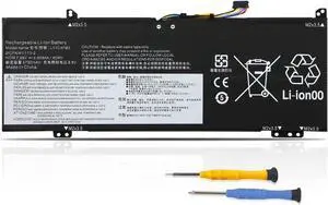 K KYUER HWW New 7.68V 45Wh 5.928Ah L17C4PB0 Battery Compatible with Lenovo Flex 6-14 IdeaPad 530s-14IKB L17M4PB0 2ICP4/41/110-2 Series