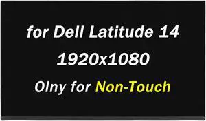 Replacement for Dell Latitude 14 3420 5401 5410 5411 5420 5421 5430 5431 P144G B140HAN07.1 FHD 60Hz 30 pins 14.0" LCD Non-Touch Screen Display Digitizer Laptop Panel (Only for Non-Touch Screen)