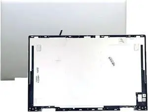 Replacement LCD Back Cover Top Case Rear Lid for HP Envy X360 15-ED 15-EE 15T-ED000 15M-ED0013DX 15M-ED0023DX 15M-EE0013DX 15M-EE0023DX 15-EE1093CL Laptop L93203-001 Silver
