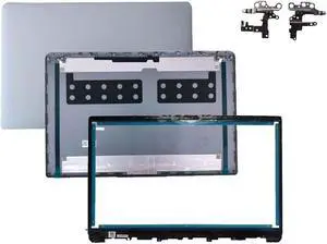 Replacement LCD Back Cover Rear Top Lid+LCD Front Bezel+LCD Hinge Assembly for Lenovo Ideapad 1-15ADA7 1-15AMN7 Laptop P/N 5CB1F36621 5CB1M48453 82R1/82VG Type