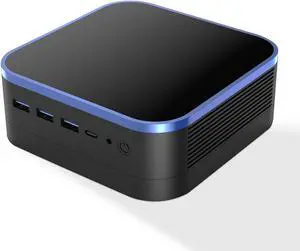 SRESNAIL Mini PC, Intel Alder Lake-N N95 (up to 3.4GHz), PCIE Gen2 SSD 512GB, Desktop PC with Dual Screen Support/USB*4/WiFi 5/BT4.2/Gigabit Ethernet for Home/Office