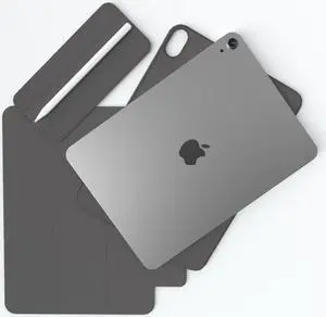 Magnetic Case for iPad Pro 13-Inch 7th Gens 2024(M4),Black, Separable Ultra Thin Back Cover Double-Sided Magnetic Suction Ultra-Thin Experience Adjust at Will Separable ipad Case
