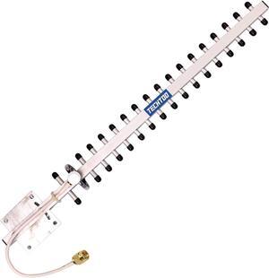 TECHTOO WiFi Antenna 2.4GHz 18dBi High Gain Yagi Directional Antenna Booster with SMA Male Connector for Network Router/Reapter/USB Adapter/Extension Network PCI Card/Security Camera