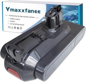 Vmaxxfanee Upgraded V11 6000mAh Battery Replacement for V11 Click-in Battery, Compatible with V11 Torque Drive, Animal, SV16 SV22 SV29 SV28 SV47[(Not for Screw-in Type)]  012 589