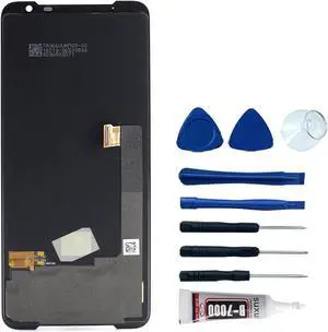 Ygpmoiki LCD Screen Replacement for Asus ROG 3 ZS661KS ZS661KL I003D LCD Screen Display Touch Digitizer Assembly Replacement 6.6