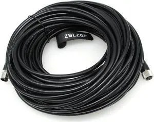 ZBLZGP M12 5 Pin Sensor Connector Male Female Actuator Signal Industrial Shielded Cable (Male to Female, 20M/65.6FT) ZBLZGP M12 5 Pin Sensor Connector Male Female Actuator Signal Industrial Shielded Cable (Male to Female, 20M/65.6FT)