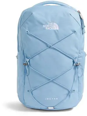 THE NORTH FACE Women's Jester Everyday Laptop Backpack | Commuter Travel Bag with Laptop Sleeve, Water-Repellent Finish, Spacious Compartment, Steel Blue, One Size