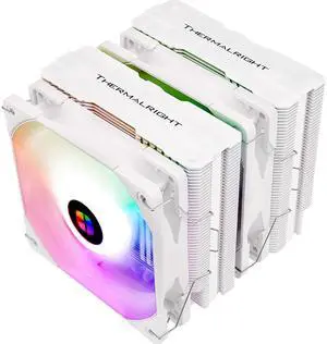 Thermalright Peerless Assassin 120 White ARGB CPU Air Cooler,6 Heat Pipes,TL-C12W-S PWM Fan,Aluminium Heatsink Cover, AGHP Technology,for AMD AM4/AM5/Intel LGA 1700/115X/1200/2011/1851
