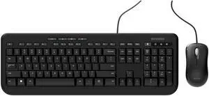 Incase Wired Desktop 600 Keyboard & Mouse Combo  Designed by Microsoft  Four Hot Keys, Spill-Resistant Keyboard, Quiet-Touch Keys, Optical Mouse, Left/Right Mouse with 800 DPI Sensor  Black
