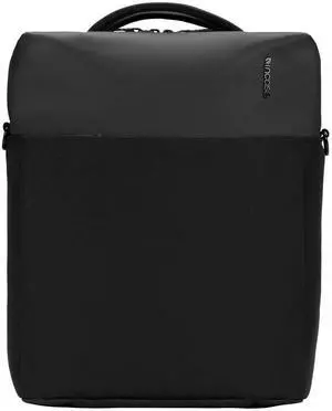 Incase A.R.C. Tech Tote - 14L Laptop Bag and Travel Backpack, Faux Fur Laptop Compartment, Removeable Shoulder Strap, RFID Blocking Tech Pocket, Internal Water Bottle Pocket - Black