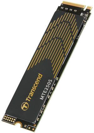 Transcend 1TB MTE250S NVMe Internal Gaming SSD Solid State Drive - Gen4x4 PCIe, M.2 2280 with Graphene Heatsink, Compatible with PS5, Up to 7,200MB/s - TS1TMTE250S
